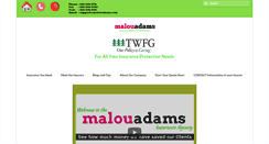 Desktop Screenshot of malouadams.com