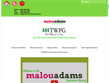 Tablet Screenshot of malouadams.com